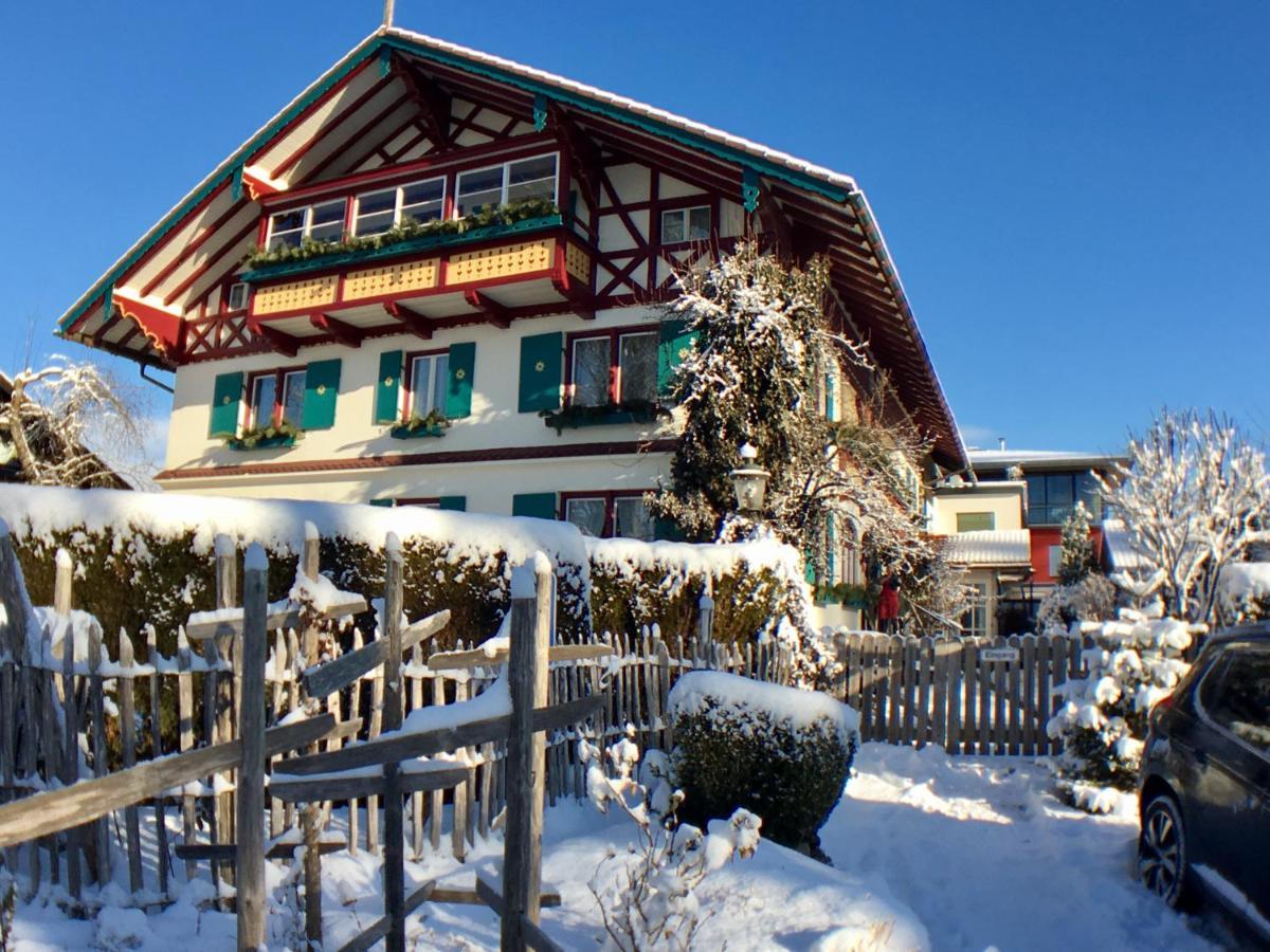 Sonnenhof - Ferienwohnung Oberstaufen Exterior foto