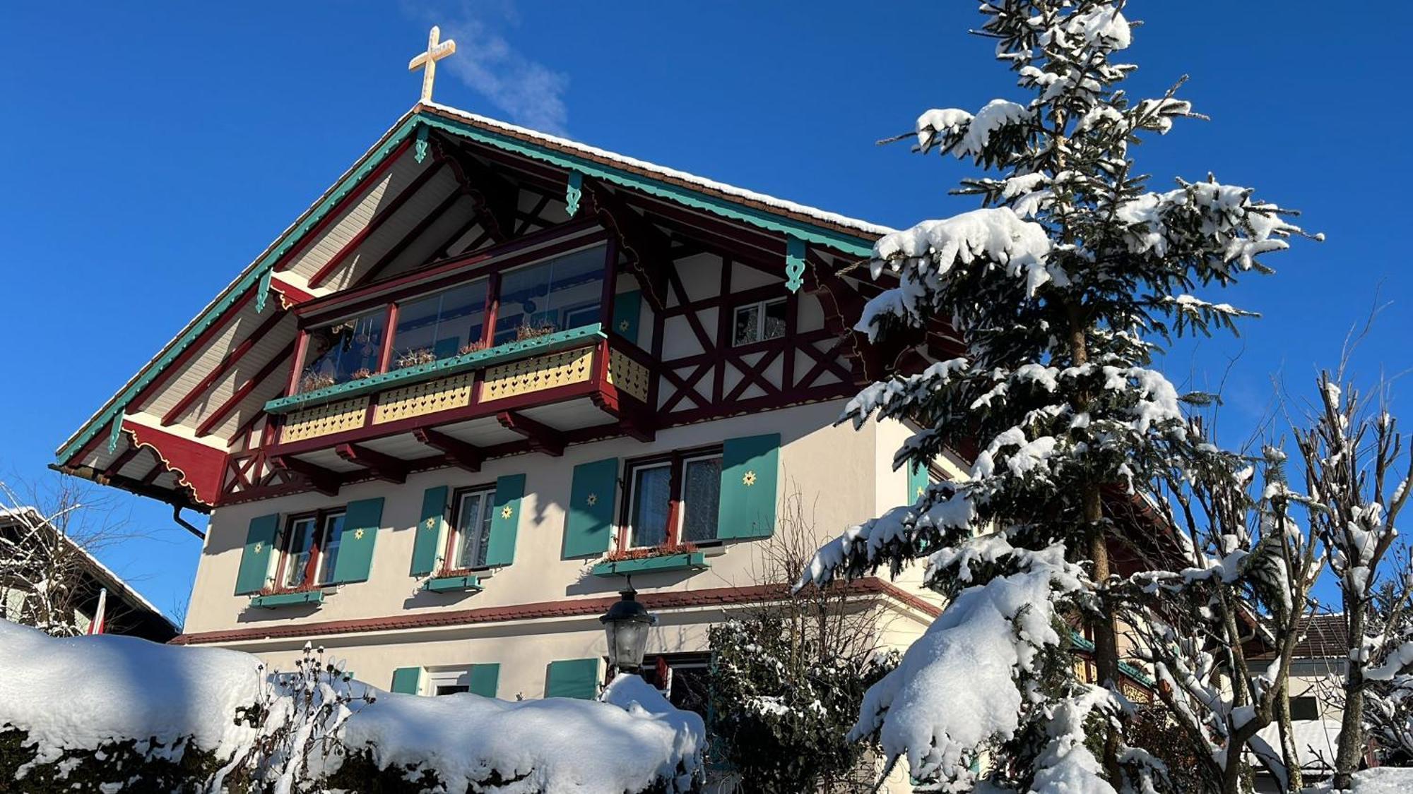 Sonnenhof - Ferienwohnung Oberstaufen Exterior foto